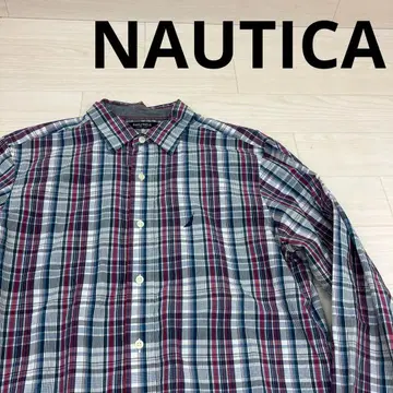 NAUTICA 노티카 긴팔 체크 셔츠