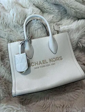 MICHAEL KORS 화이트 핸드백