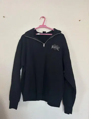 stray kids MANIAC 하프 지퍼 후드티