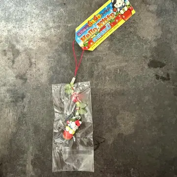 지역 한정 키티 신슈 한정 사과 공주 버전 비즈 스트랩