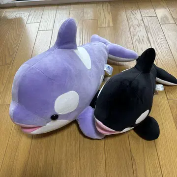 스마 월드 범고래 봉제 인형 2개 세트