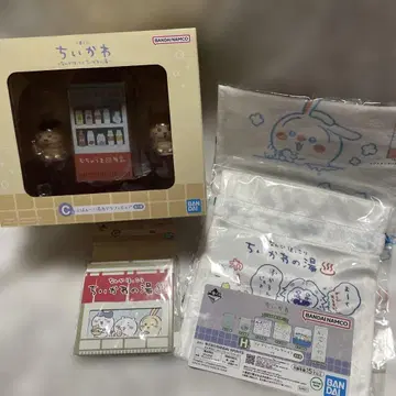 치이카와 (먼작귀) 피규어와 문구 세트 제일복권 C상