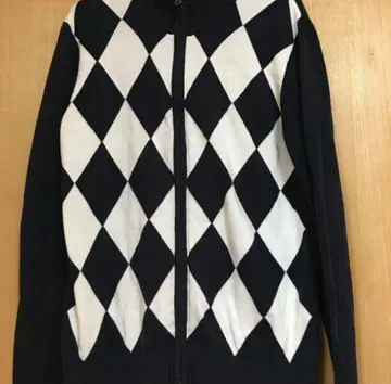 Ben Sherman 다이아몬드 패턴 니트 S