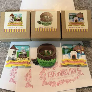 지브리 파크 마녀의 계곡 마그넷 3개 세트