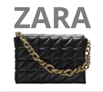 [ 새상품 ] ZARA 체인팩 블랙 퀼팅