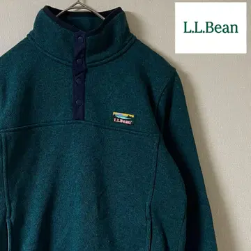 L.L.Bean (엘엘빈) 하프 지퍼 플리스/M/그린