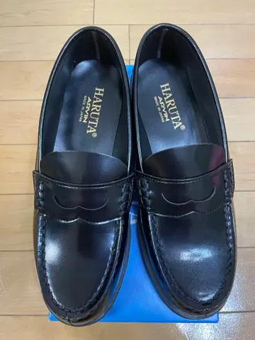 HARUTA 로퍼 블랙 24.5cm EEE