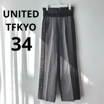 유나이티드 도쿄 바이컬러 와이드 팬츠 2 사이즈