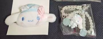 메루카리 택배 시나몬 화이트 프릴 헤어 클립 스트랩