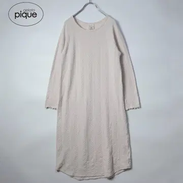 gelato pique 젤라또피케 헨리본 패턴 자카드 원피스