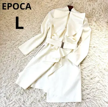 EPOCA 에포카 빅 칼라 벨트 코트 L 사이즈