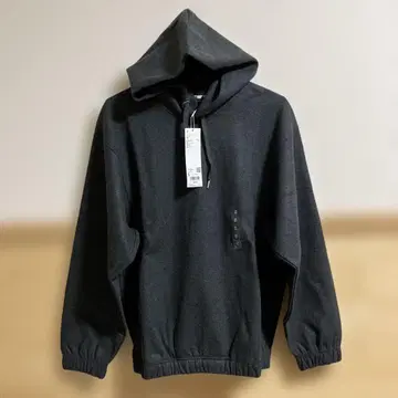 UNIQLOU 브러쉬드 저지 풀 후드티