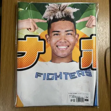홋카이도 일본햄 파이터즈 미즈타니 슌 제시 파인애플 타월 EC 한정판