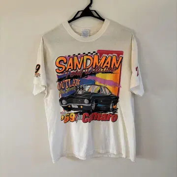 SANDMAN 69 카마로 T셔츠 L 사이즈 헤인즈