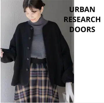 URBAN RESEARCH DOORS 퀼트 노카라 자켓