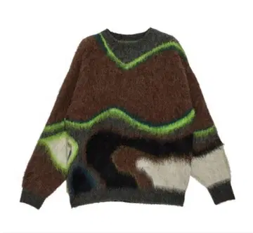 새상품급/아메리빈티지 BODY LINE ABORIGINE ART KNIT