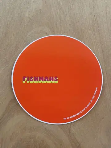 Fishmans 피쉬맨즈 스티커 4 사토 신지