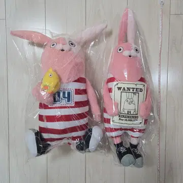 우사비치 봉제 인형 2종 세트입니다.