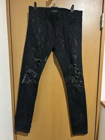 문에이지 데빌먼트 데미지 스키니 데님