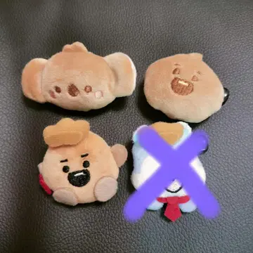 BT21 훼미리마트 한정판 인형 배지 SHOOKY koya