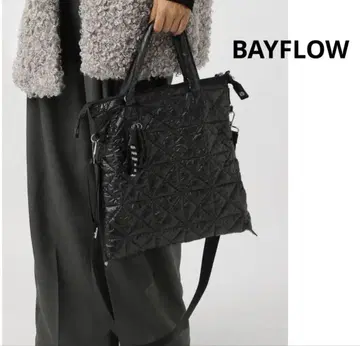 BAYFLOW 참 포함 3WAY 퀼트 토트
