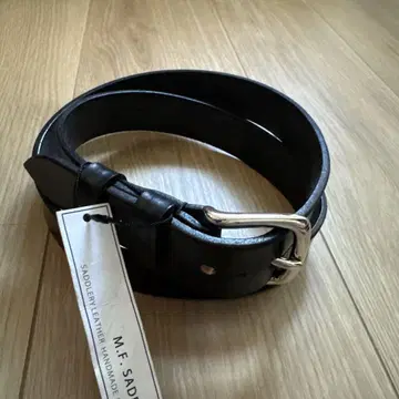 M.F.SADDLERY 마틴 페이 벨트 34 블랙 새상품
