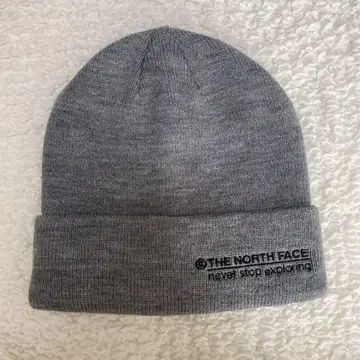 THE NORTH FACE 그레이 니트 모자