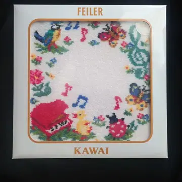 페이러 KAWAI 손수건 레드 FEILER 카와이 미개봉 새상품