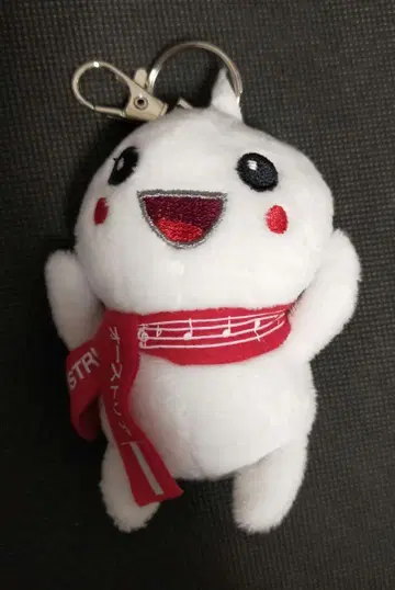 오사카 간사이 만박 오스트리아 파빌리온 마스코트 봉제 인형 빨흰빨