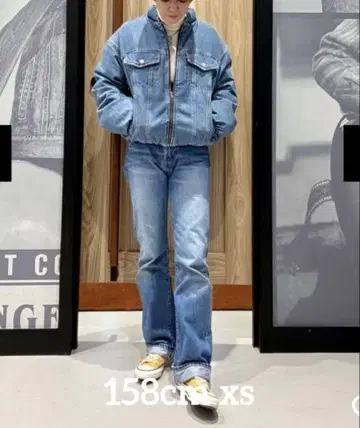 Levi's G 90S PADDED 미디엄 인디고 PLUSHY