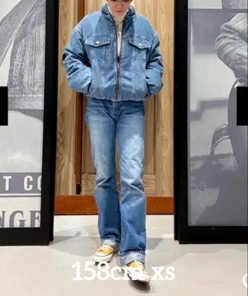 Levi's G 90S PADDED 미디엄 인디고 PLUSHY