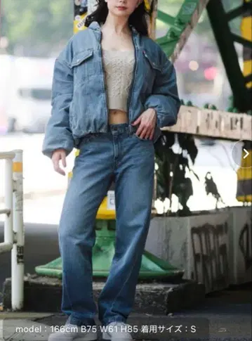 Levi's G 90S PADDED 미디엄 인디고 PLUSHY S