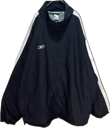 빈티지 US 구제 의류 90s 리복 XXXL 나일론 자켓 스탠드 카라