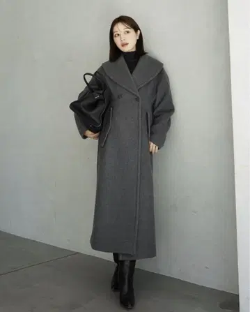 로브 블랑 코트 그레이
