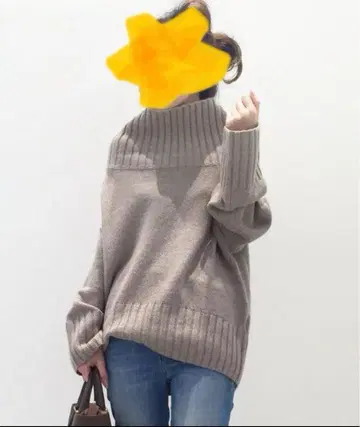 [인기] 두지엠 클라세 캐시미어 터틀넥 니트 그레이