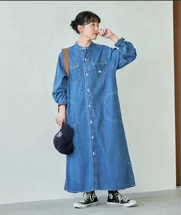 별주 Lee x FREAK'S STORE 데님 원피스
