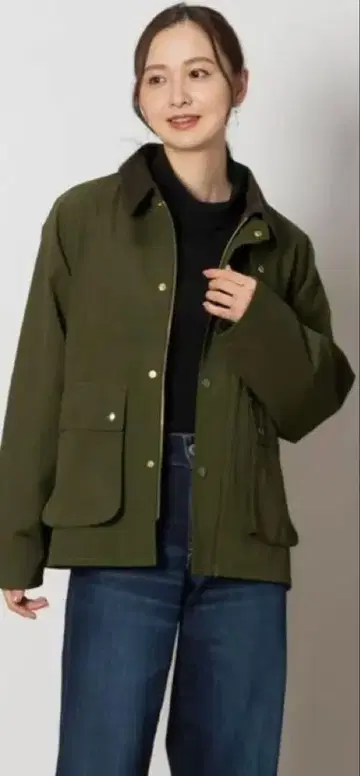 브리티시 카키 헌팅 자켓 미사용