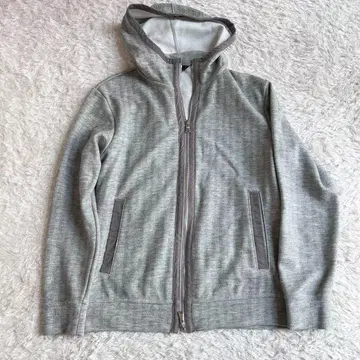 23구 남성용 헤링본 무늬 집업 후드티 그레이 48