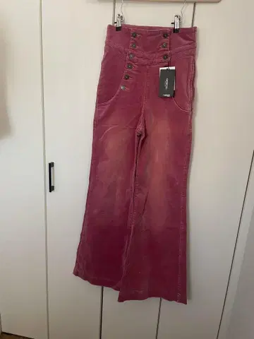 DRWCYS 핑크 부츠컷 데님 사이즈 1
