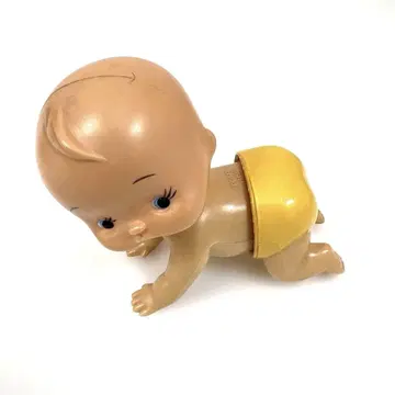 레트로 당시물 TOMY 태엽 아기 하이하이 인형 쇼와 레트로 타미힐피거