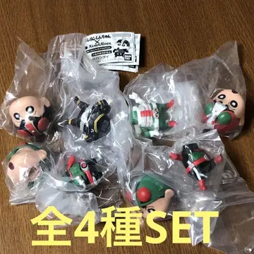 짱구는 못말려 x KAMENRIDER 콜라보레이션 피규어 전 4종