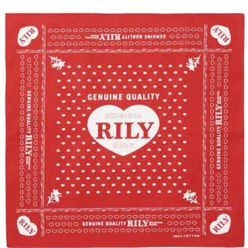 이마이치 류지 RILY 반다나 빨간색