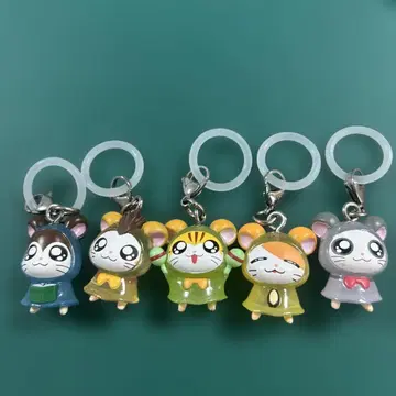 메지루시 하무타로 햄스터 캐릭터 키링 5개 세트