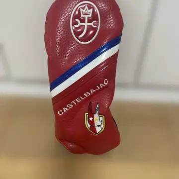 CASTELBAJAC 드라이버용 골프헤드커버 빨간색 새상품급