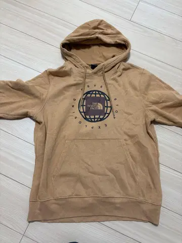 THE NORTH FACE 베이지 후드티