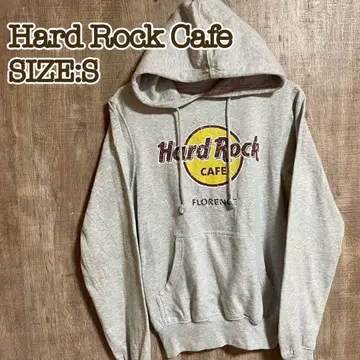 Hard Rock Cafe 하드 록 카페 풀오버 후드티 그레이 S
