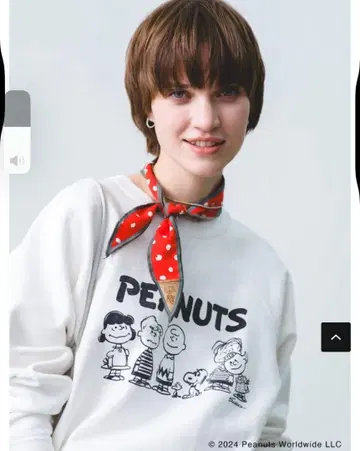 새상품 PEANUTS x RHC Sweat Shirt 스누피 맨투맨 xs