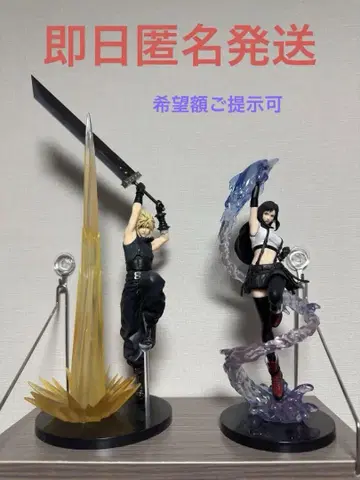 FF7 복권 A상 클라우드 스트라이프 피규어 엔드상 티파