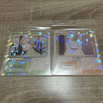 나츠메 타카시 아크릴 스탠드 홀로그램 가공