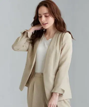 그린 라벨 릴랙싱 노 라펠 자켓